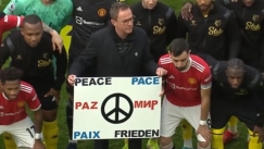 «Stop war» φωνάζει η ποδοσφαιρική Ευρώπη: Μηνύματα ειρήνης από το «Ολντ Τράφορντ» ως τη Μαγιόρκα (vid)