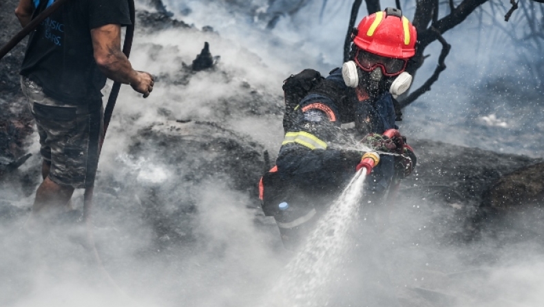 Πιέρια Όρη: Οριοθετήθηκε η φωτιά έπειτα από 4 μέρες