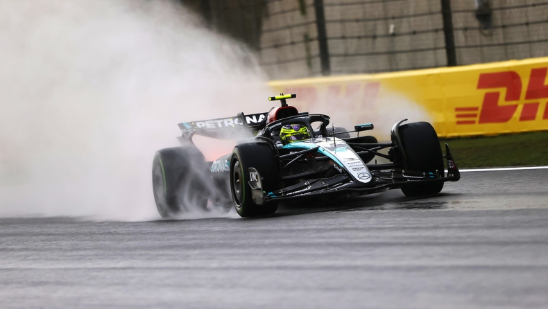 F1 - Χάμιλτον: «Ενθουσιάστηκα όταν ήρθε η βροχή»