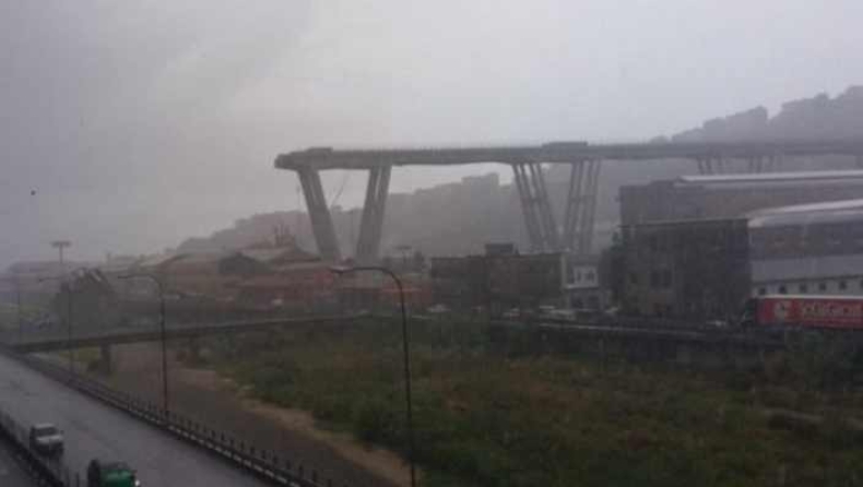 Κατάρρευση τμήματος γέφυρας 200 μέτρων στην Γένοβα: Τουλάχιστον 30 νεκροί (pics & vids)