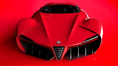 H Alfa Romeo ετοιμάζει supercar (vid)
