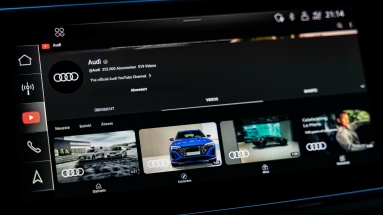 Η Audi βάζει το YouTube στα αυτοκίνητά της 