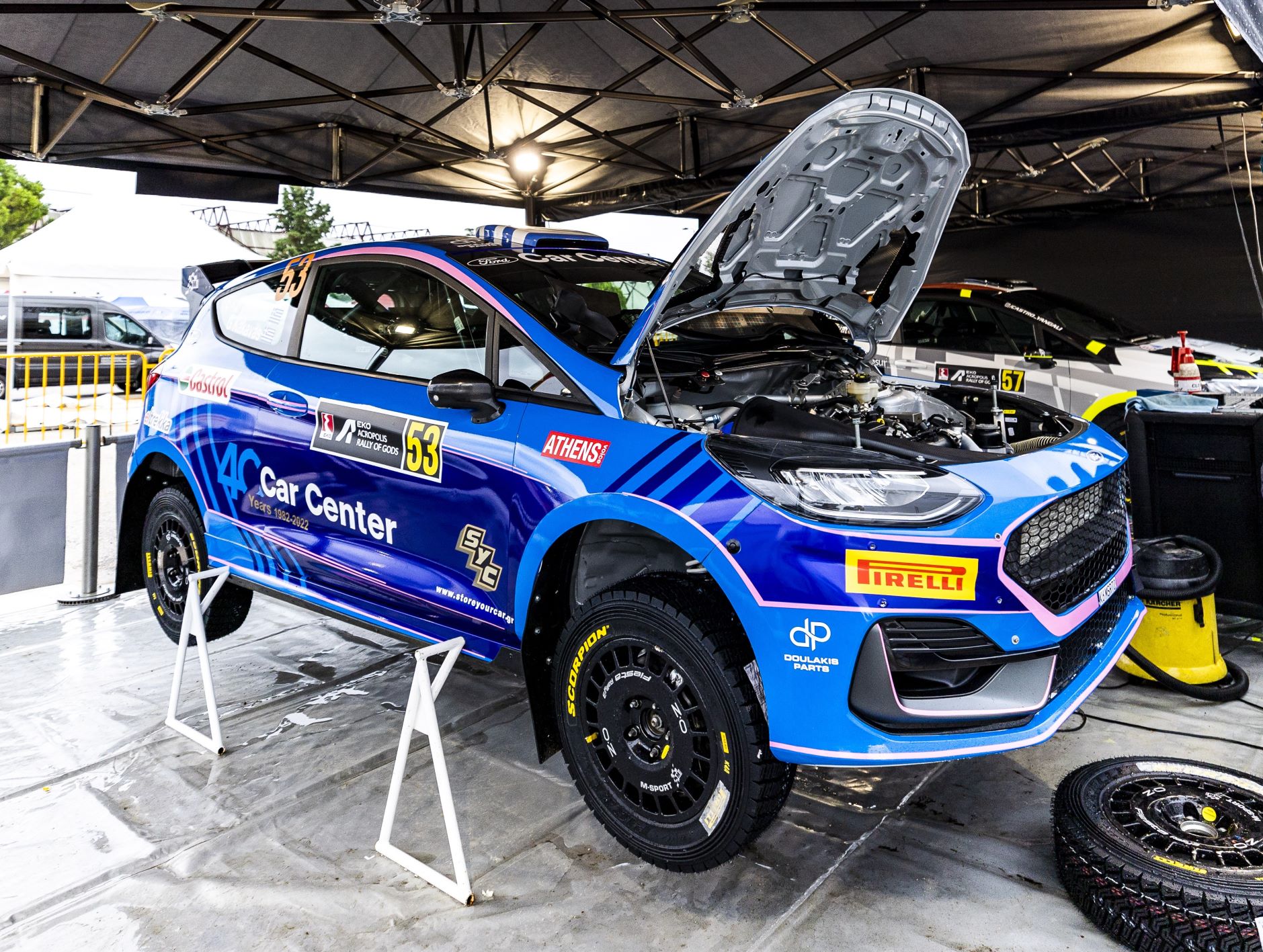 Ford Fiesta Rally3 Car Center 2023