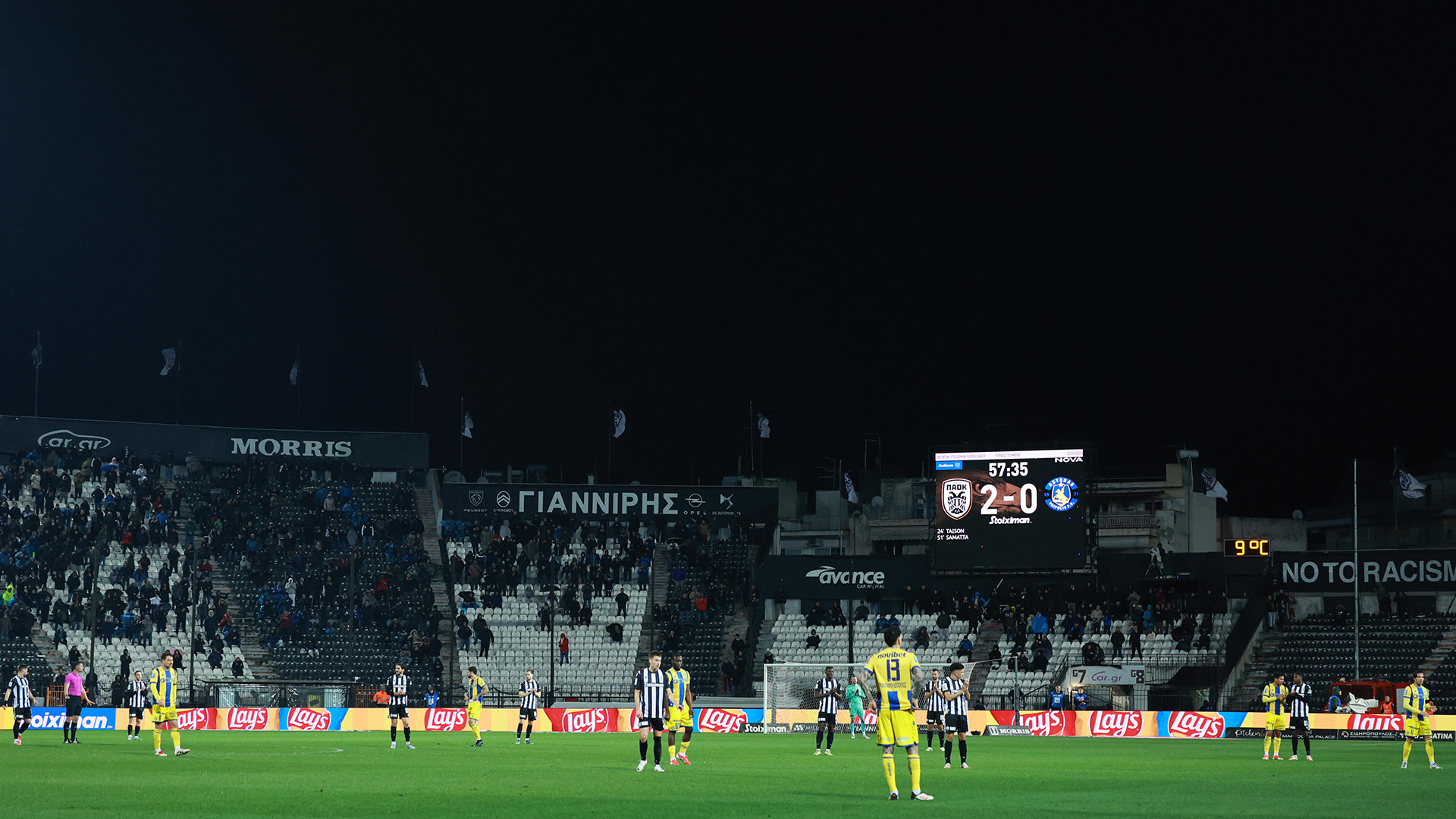 ΠΑΟΚ-Αστέρας Τρίπολης 2-0