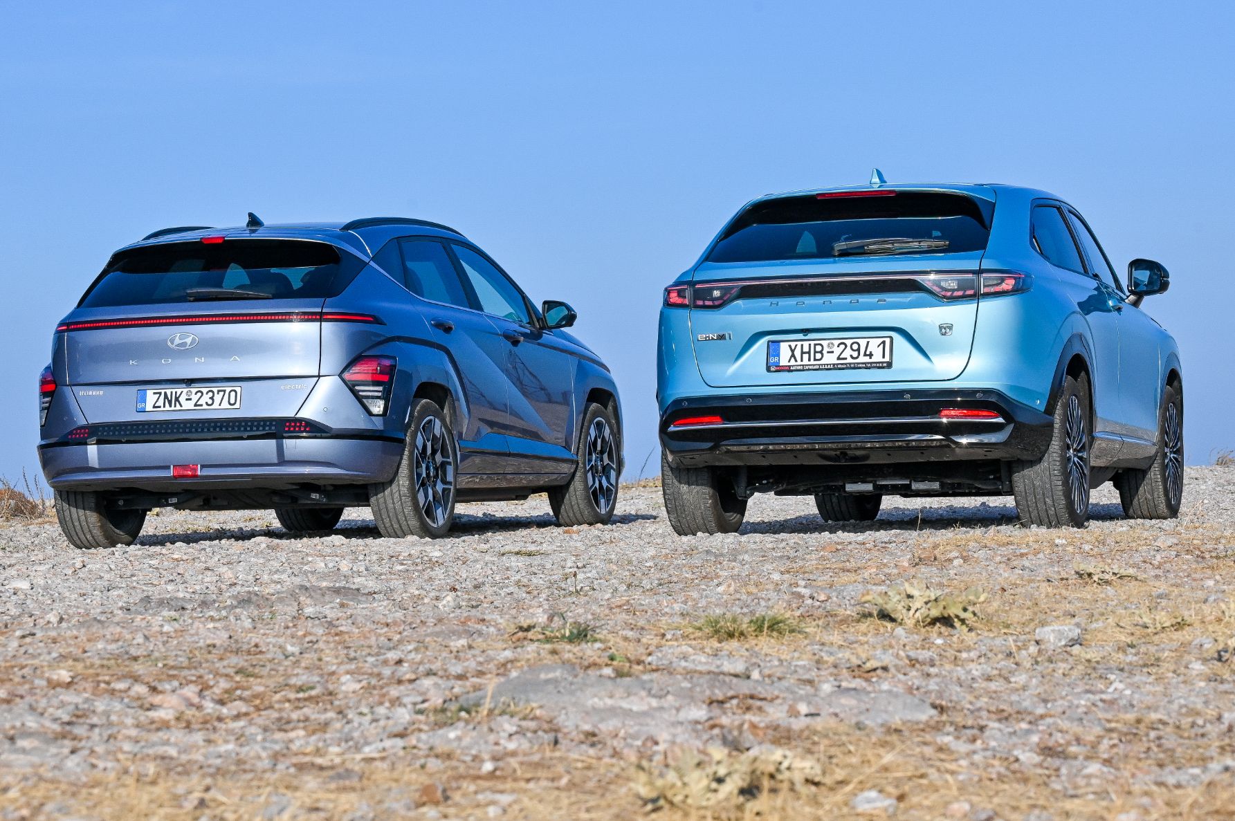 Hyundai KONA Electric vs Honda e:Ny1