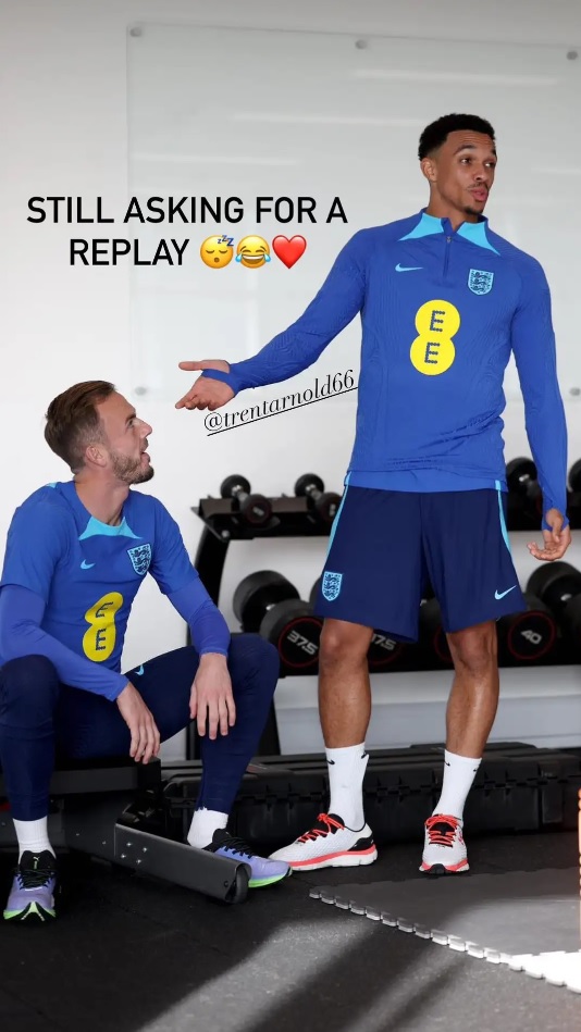 James Maddison trolls Trent Alexander-Arnold