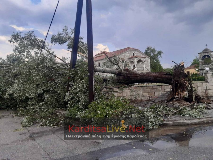 Καταστροφές στην Καρδίτσα λόγω κακοκαιρίας