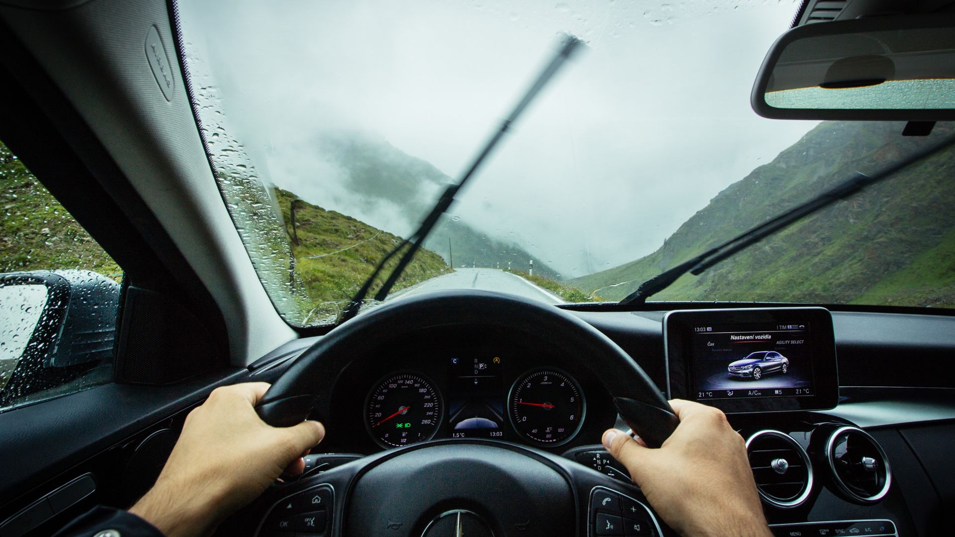 Driving in the rain