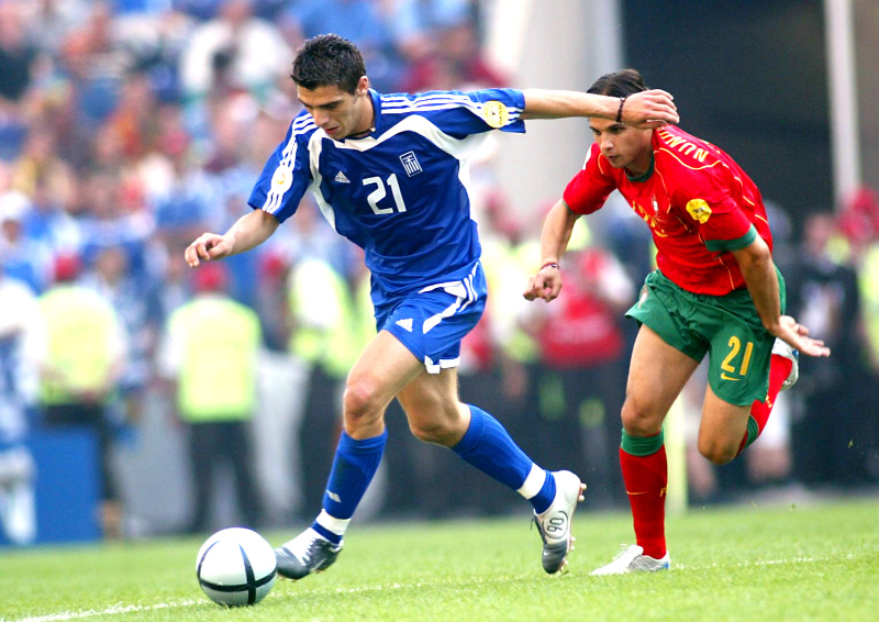 Ο Κώστας Κατσουράνης στο Euro 2004.