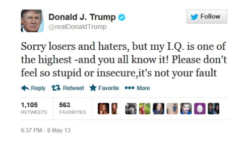 Το tweet του Donald Trump