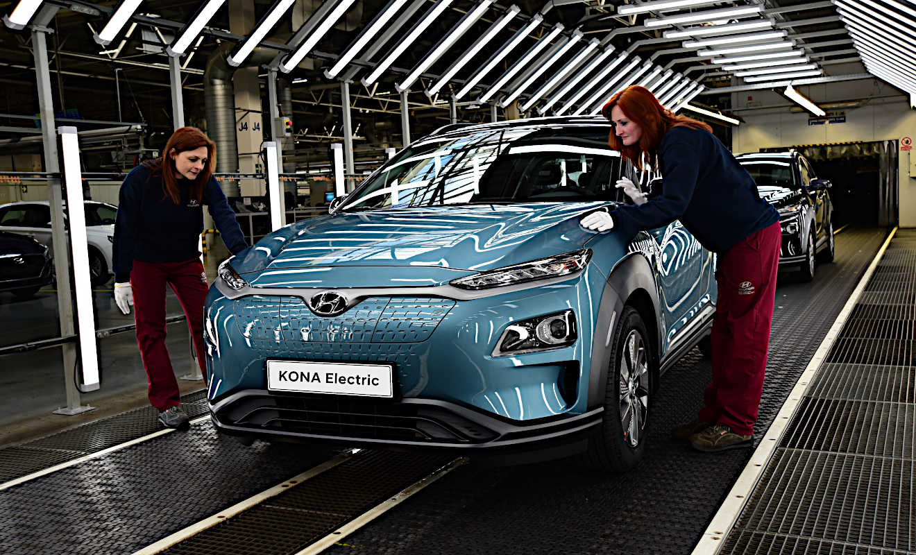 To Hyundai Kona Electric κατασκευάζεται πλέον και στην Ευρώπη.