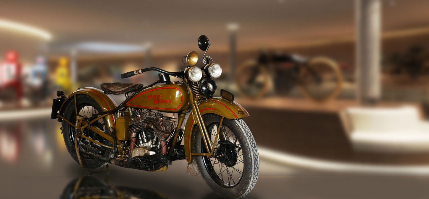 Δικύλινδρη Harley Davidson 29 D του 1929 με μοτέρ 750 κ.εκ.