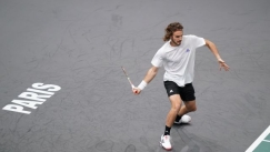 Paris Masters: Προπονήθηκε στο Παρίσι ο Τσιτσιπάς