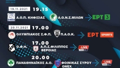 Volley League ανδρών: Επιστροφή με δύο ντέρμπι