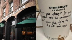 Barista των Starbucks έγραψε σε ποτήρι «είσαι καλά; Θες να παρέμβουμε;» και το έδωσε σε έφηβη που παρενοχλούσε τύπος 