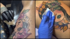 Tattoo artist έκανε λάθος σχέδιο σε πελάτισσα της (vid)