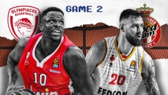 LIVE Game 2: Ολυμπιακός - Μονακό