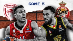 LIVE Game 5: Ολυμπιακός - Μονακό