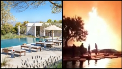 Το 5αστερο AmanZoe πριν και κατά την διάρκεια της φωτιάς: Έκλεισε τις κρατήσεις του (vid)