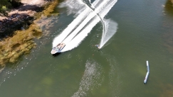 Πλούσια δράση στο 1ο παγκόσμιο πρωτάθλημα water ski στη λίμνη του Καϊάφα (vid)