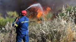 Για δεύτερη μέρα συνεχίζει να καίει η φωτιά στο Σουφλί (vids)