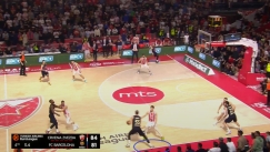 Η Euroleague παραδέχθηκε ότι ο Μίροτιτς πάταγε τη γραμμή στο ματς Ερυθρός Αστέρας-Μπαρτσελόνα