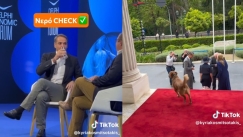  Επέστρεψε με νέο βίντεο στο TikTok ο Μητσοτάκης: Το δανεικό σακάκι, το νερό και το...κομματόσκυλο (vid)