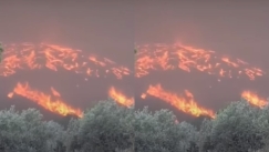 Φωτιά στη Ρόδο: Η έκρηξη που δημιούργησε πυροστρόβιλο (vid)