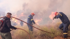 Συνεχίζεται η μάχη με τις αναζωπυρώσεις σε Έβρο και Ροδόπη: Ενισχύθηκαν οι δυνάμεις που επιχειρούν με 180 επιπλέον πυροσβέστες