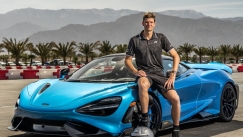 Ο Χούρκατς οδήγησε την McLaren 765LT Spider και ξετρελάθηκε (vid)