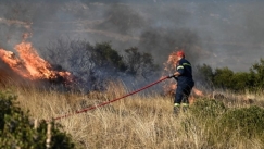 Φωτιά στην Αλεξανδρούπολη: Μήνυμα από το 112, έκλεισε τμήμα στην Εγνατία Οδό