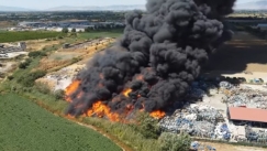 Μαύρος ο ουρανός στη Λάρισα: Video από ψηλά «κόβει την ανάσα»