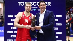 Ολυμπιακός, Βεζένκοβ: Τα βραβεία του MVP και του πρώτου σκόρερ στον Βούλγαρο φόργουορντ