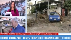 Λέκκας για κακοκαιρία: «Το 75% της βροχής που έπεσε στη Βαλένθια, έπεσε σε όλη τη Ρόδο» (vid)