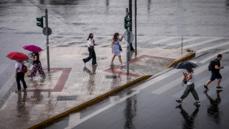 Άστατος ο καιρός και την Τρίτη, με βροχές και καταιγίδες (χάρτης & vid)