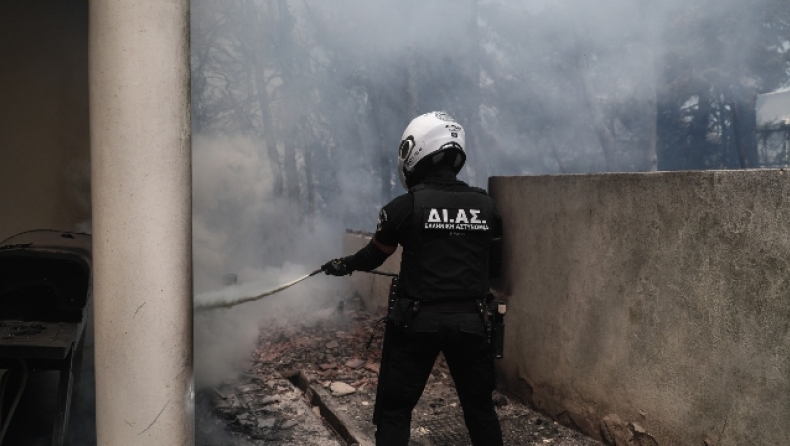 Σε σύλληψη μετατράπηκε η προσαγωγή του μελισσοκόμου για την φωτιά στην Σταμάτα