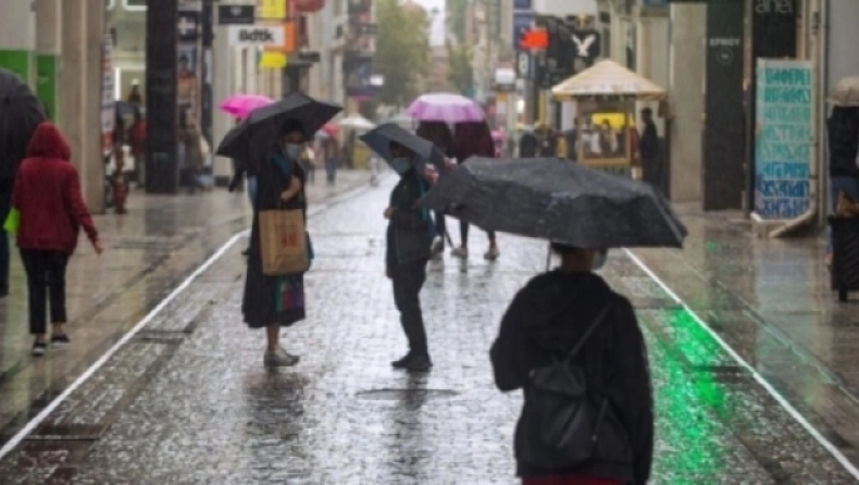 Τοπικές βροχές στα κεντρικά και νότια την Τρίτη (26/10), μικρή πτώση της θερμοκρασίας (χάρτης & vid)	