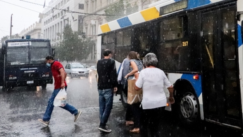 Ξεκινάει η κακοκαιρία «Μπάλλος»: Από ισχυρές καταιγίδες μέχρι χιονοπτώσεις (vid)