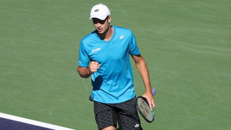 Indian Wells: Στους "8" ο Χούρκατς περιμένει τον Μεντβέντεφ (vid)