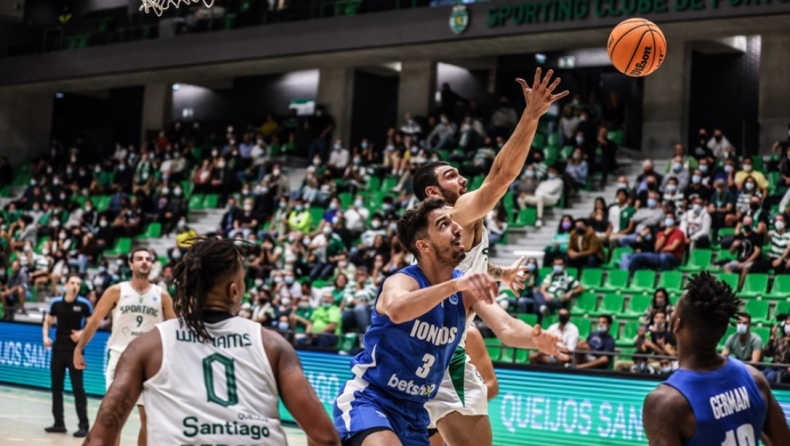 Σπόρτινγκ Λισαβόνας - Ιωνικός 87-54: Κατάρρευση και... συντριβή (vid)