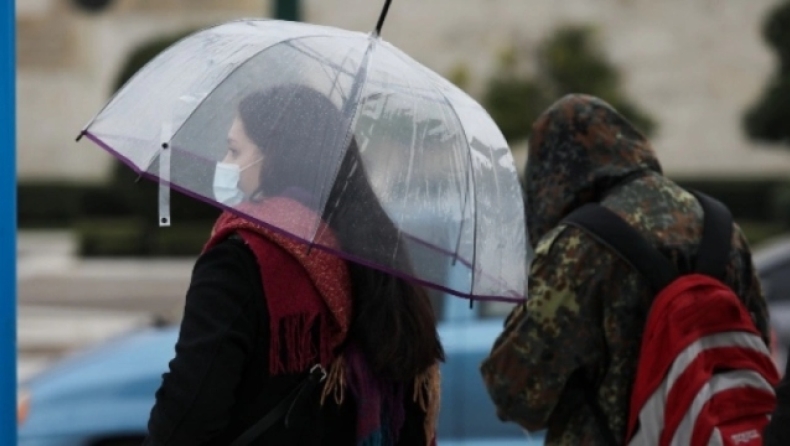 Βροχερός ο καιρός τη Δευτέρα (29/11), σταδιακή πτώση της θερμοκρασίας και χιονοπτώσεις (χάρτης & vid)