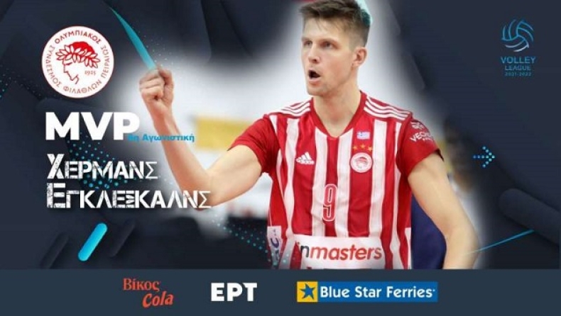 Ο Εγκλεσκανς MVP της 6ης αγωνιστικής στην Volley League