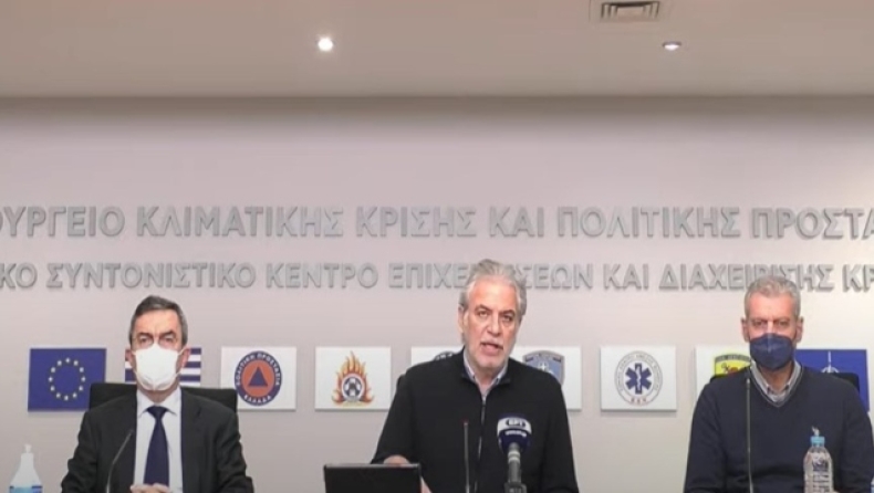 Στυλιανίδης: «Αργία και την Τετάρτη (26/1) σε Αττική, Δωδεκάνησα, Κυκλάδες και Κρήτη» (vid)