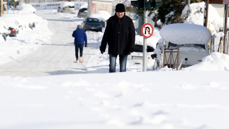 Στην κατάψυξη ολόκληρη η χώρα: Στο Λευκοχώρι είχε -18