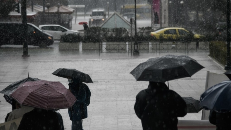 Βροχές και καταιγίδες την Τετάρτη (23/2), πού θα είναι έντονα τα φαινόμενα (χάρτης & vid)