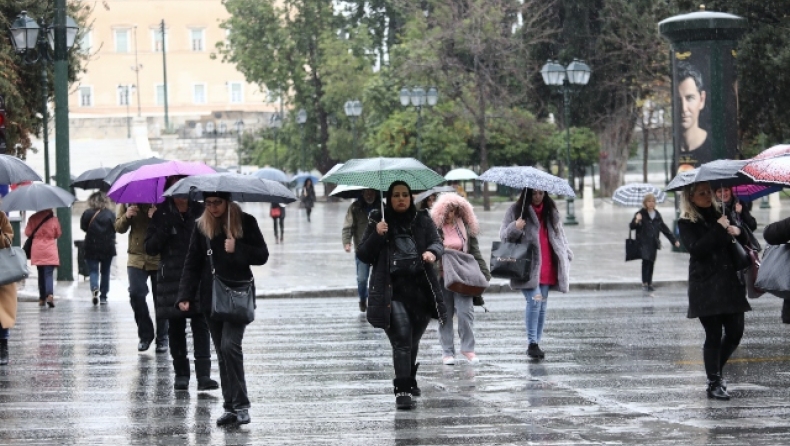 Βροχερός ο καιρός την Δευτέρα (4/4), στα ίδια επίπεδα η θερμοκρασία (χάρτες & vid)