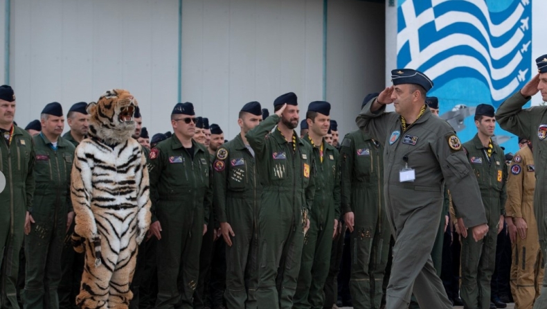 Χαμός με την τίγρη μασκότ που κάθεται προσοχή: «Είναι ασκεπής. 5Φ και αναφερόμενη» 