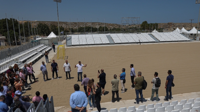 ΕΟΠΕ για την εγκατάσταση Beach Volley και Beach Handball στο Καρτερό