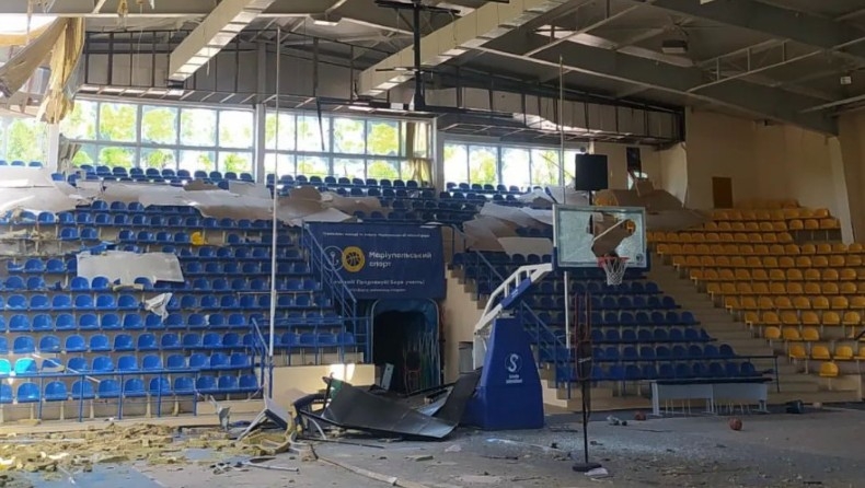 Μαριούπολη: Καταστράφηκε το γήπεδο της Άζοβμας από τον πόλεμο Ρωσίας-Ουκρανίας