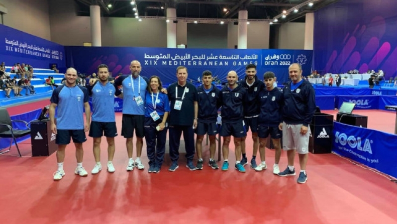 Μεσογειακοί Αγώνες: Πέρασε στην 8άδα η εθνική ανδρών στο πινγκ πονγκ